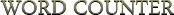 Word Counter